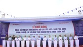 At teh groundbreaking ceremony (Photo: SGGP)