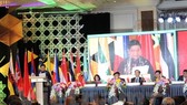 Vice Chairwoman of the Vietnamese National Assembly Tong Thi Phong speaks at the first plenary session of the AIPA-38 (Photo: VNA)