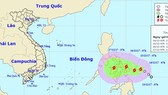 Position of typhoon Kai-tak (Photo: NHMFC)