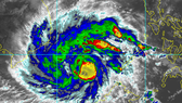Position of the 16th storm hitting the East Sea is posed from satellite