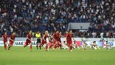 Vietnam has convincing win 4-2 over Jordan on January 20 to advance to the quarterfinals of the AFC Asian Cup.(Photo: VNA)