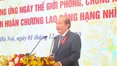 Phó Thủ tướng Thường trực Chính phủ Trương Hòa Bình dự và phát biểu tại hội nghị. Ảnh: VGP