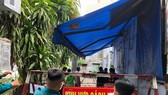 Hàng rào chắn đã được gỡ bỏ vào sáng 10-6