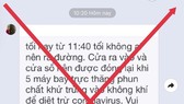 Thông tin “TPHCM sử dụng 5 trực thăng phun chất khử trùng vào không khí để diệt trừ virus Corona” là sai sự thật
