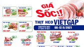 Sagrifood giảm giá thịt heo VietGAP lên đến 40%