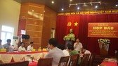 Quang cảnh buổi họp báo