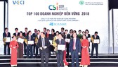 Công ty CP Tập đoàn Xây dựng Hòa Bình nhận giải thưởng Doanh nghiệp bền vững năm 2018