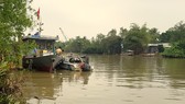 Một CSGT đường thủy mất tích khi tuần tra trên sông Hậu