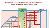 Sơ đồ cấm đường để phục vụ DIFF 2018