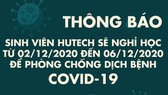 Sinh viên đến cổng trường thì nhận thông báo nghỉ học, lý do: Liên quan bệnh nhân 1.342