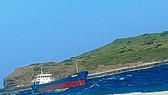 Tàu Minh Khang CR 59 gặp sự cố trên vùng biển đảo Phú Quý. Ảnh: BĐBP Bình Thuận