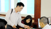Transactions at SSI company in HCMC (Photo: SGGP)
