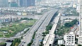 Ben Thanh-Suoi Tien metro line spans over Saigon River (Photo: SGGP)