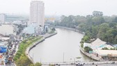 Nhieu Loc-Thi Nghe canal after being cleaned up (Photo: SGGP)