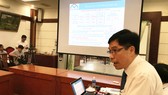 Mr. Le Nguyen Minh Quang, head of the Management Board of Urban Railways, states at the conference (Photo: SGGP)