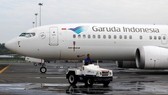Garuda Indonesia’s only Boeing 737 Max 8 aircraft at Jakarta airport (Photo: Reuters)