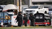 Thai soldiers are sent to the shooting scene (Photo: AFP/VNA)