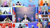 Cambodian Deputy Prime Minister and Minister of Foreign Affairs and International Cooperation Prak Sokhonn (centre) at the 27th ASEAN Regional Forum (Source: information.gov.kh)