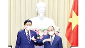 State President receives visiting Japanese Defence Minister