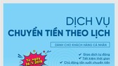 Chuyển tiền tự động theo lịch cùng VietinBank