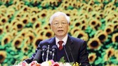 Giáo sư, Tiến sĩ Nguyễn Phú Trọng, Tổng Bí thư Ban Chấp hành Trung ương Đảng Cộng sản Việt Nam. Ảnh: VIẾT CHUNG