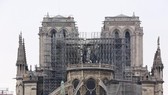 Nhà thờ Đức Bà Paris bị phá hủy một phần sau vụ hỏa hoạn, ngày 16-4 vừa qua. Ảnh: THX/TTXVN