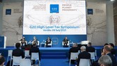 Một cuộc họp về cải cách thuế của G20 tại Italy