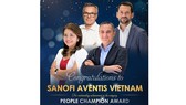Bốn nhà lãnh đạo cấp cao của Sanofi Việt Nam được vinh danh