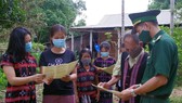 BĐBP tỉnh Thừa Thiên - Huế tuyên truyền về bầu cử đại biểu Quốc hội khóa XV và đại biểu HĐND các cấp, nhiệm kỳ 2021 - 2026 cho đồng bào Pa Cô 