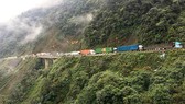 Thông tuyến Quốc lộ 8A lên Cửa khẩu quốc tế Cầu Treo sau sự cố sạt lở