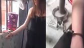 Thời điểm N. T. H. bị còng tay vào cửa sổ