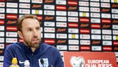 HLV Gareth Southgate hài lòng khi hoàn thành mục tiêu đầu tiên. Ảnh: Getty Images