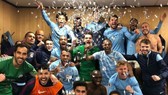 Hình ảnh ăn mừng được Leroy Sane khoe trên trang cá nhân.