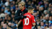 HLV Jurgen Klopp đã sẵn sàng cho cuộc chia tay Philippe Coutinho. Ảnh: Getty Images