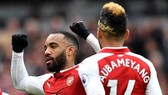 Phong độ của Lacazette trong mùa giải đầu tiên khoác áo Arsenal là tương đối tốt. Ảnh: The Metro