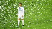 Ronaldo có vẻ không vui khi không ghi bàn tại trận chung kết. Ảnh: Getty Images