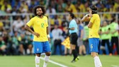 Marcelo thất vọng khi phải nhường chỗ cho Filipe Luis. Ảnh: Getty Images