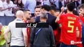 Hình ảnh Koke đồng ý khi nhận trách nhiệm đá luân lưu. Ảnh Marca.