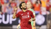 Mohamed Salah mừng bàn thắng trong ngày đầu trở lại đội hình Liverpool. Ảnh: Reuters