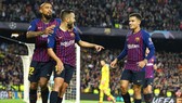 Barcelona vẫn biết cách chiến thắng dù thiếu Lionel Messi. Ảnh: Getty Images
