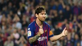 Lionel Messi tỏa sáng cùng Barca, nhưng vẫn nói không với tuyển Argentina. Ảnh: Getty Images