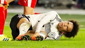 Leroy Sane đã may mắn tránh khỏi chấn thương nghiêm trọng. Ảnh: Getty Images
