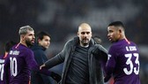 Pep Guardiola đầy tự tin vào năng lực chiến thắng của Man.City. Ảnh: Getty Images