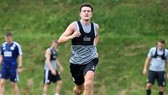 Harry Maguire tập luyện cùng Leicester trước khi chờ chuyển giao. Ảnh: Getty Images
