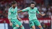 Sergio Ramos (trái) và Dani Carvajal trở lại chắc chắn là sự thúc đẩy lớn với Real.