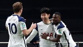 Tottenham dễ dàng ghi tên vào trận chung kết đầu tiên của mùa giải. Ảnh: Getty Images