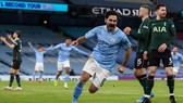 Ilkay Gundogan truyền cảm hứng cho Man.City trong chiến thắng 3-0 trước Tottenham. Ảnh: Getty Images