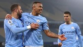 Gabriel Jesus tỏa sáng giúp Man.City thắng thuyết phục. Ảnh: Getty Images