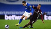 Leicester (phải) có chiến thắng quả cảm trước Brighton. Ảnh: Getty Images