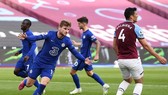 Timo Werner ghi bàn đầu tiên từ giữa tháng 2 để giúp Chelsea chiến thắng. Ảnh: Getty Images